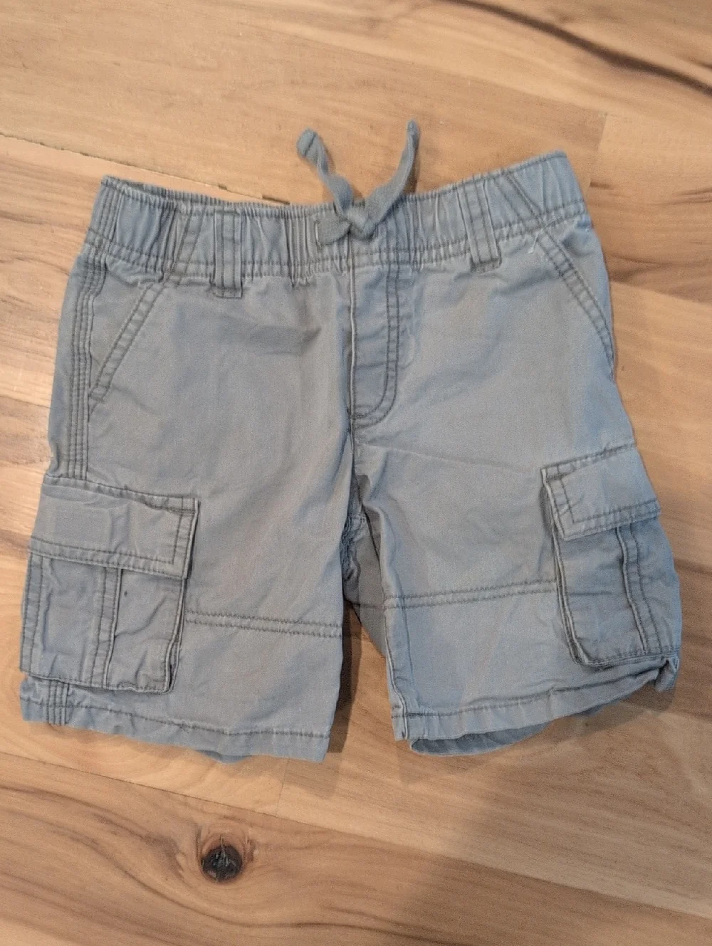 Gymboree Light Blue Cargo Shorts with Drawstring